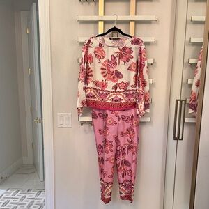 Floral Pink Women's 2 piece set